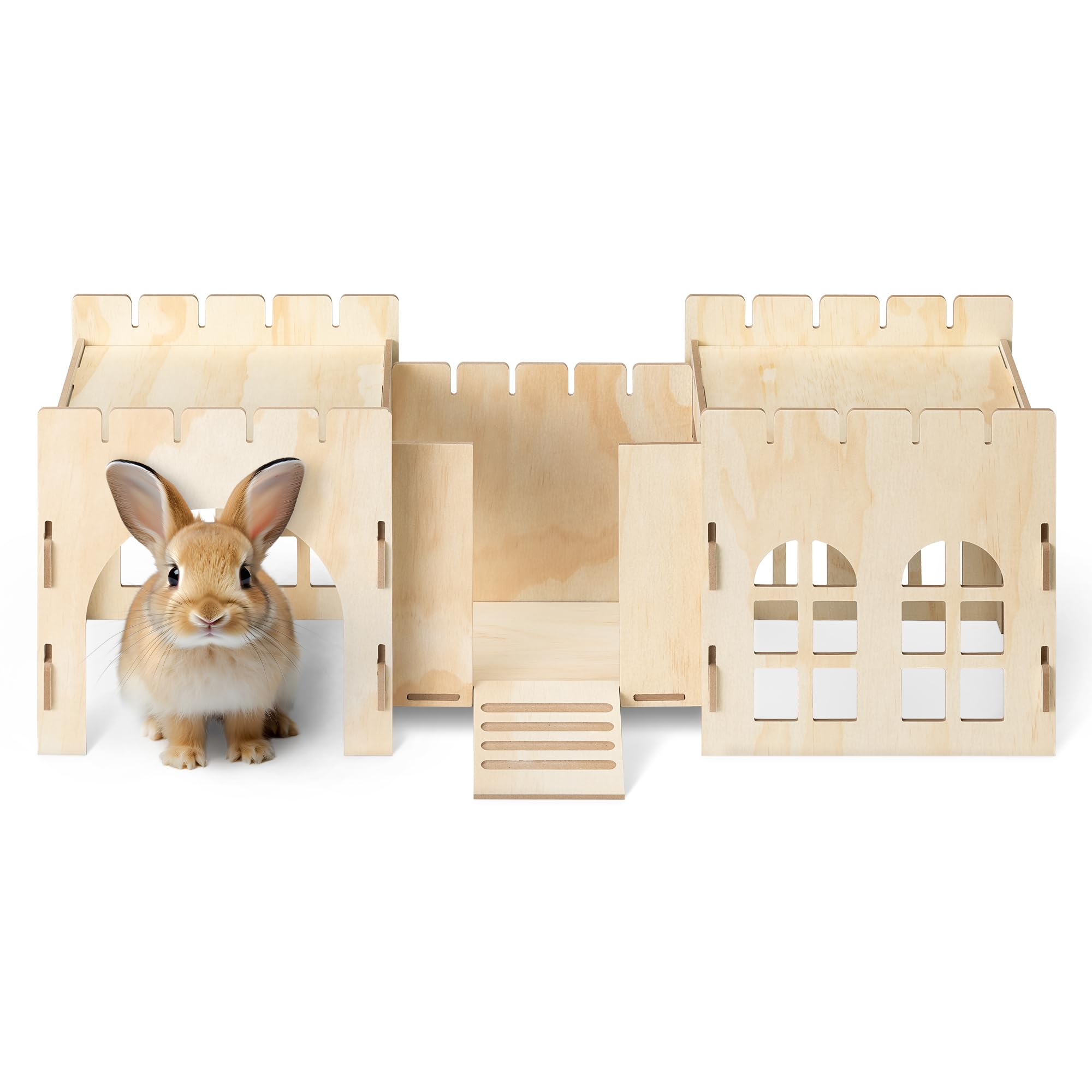 楽天市場】【送料無料】Navaris うさぎ用ハウス うさぎ おもちゃ