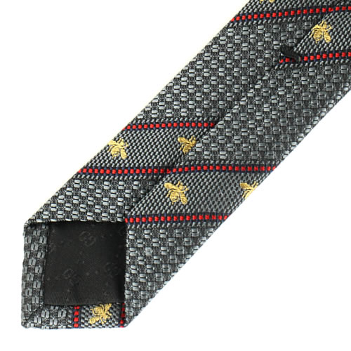 楽天市場】グッチ GUCCI ネクタイ ビー ハチ ストライプ柄 シルク
