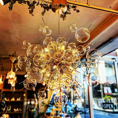 楽天市場】バブルシャンデリア 照明 おしゃれ スタイリッシュ クローム