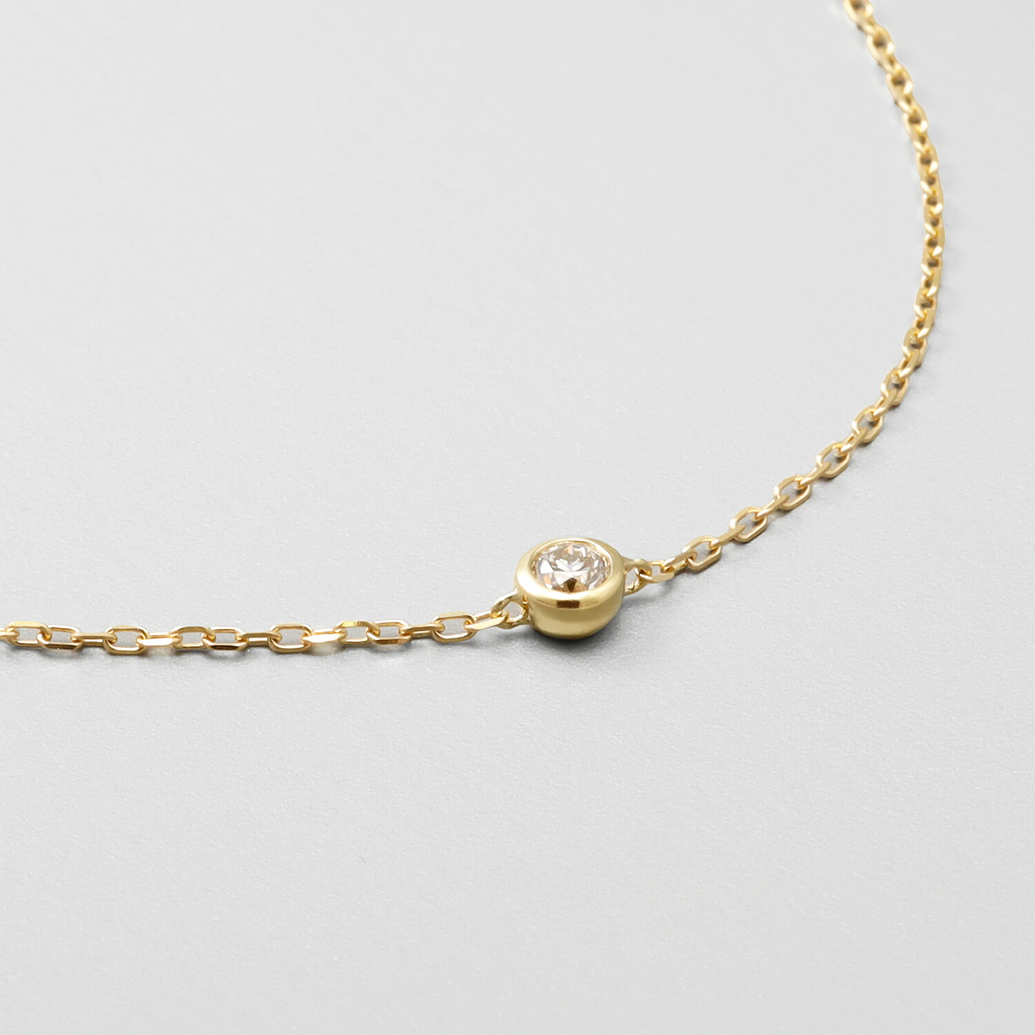 楽天市場】ダイヤモンド ブレスレット 0.1 カラット 18金 イエロー