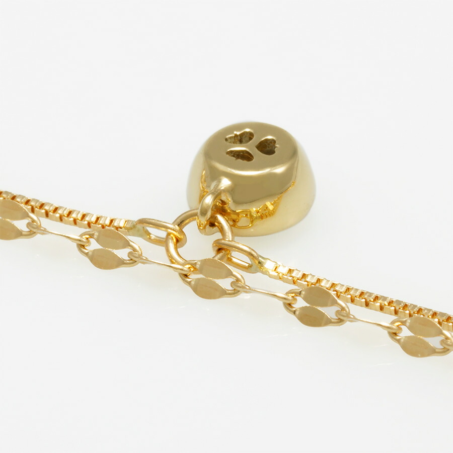 専用です。 K10ブレスレット アクアマリン イエローゴールド 15〜17cm