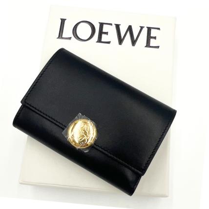 楽天市場】Loewe ロエベ ぺブル バーティカル ウォレット スモール