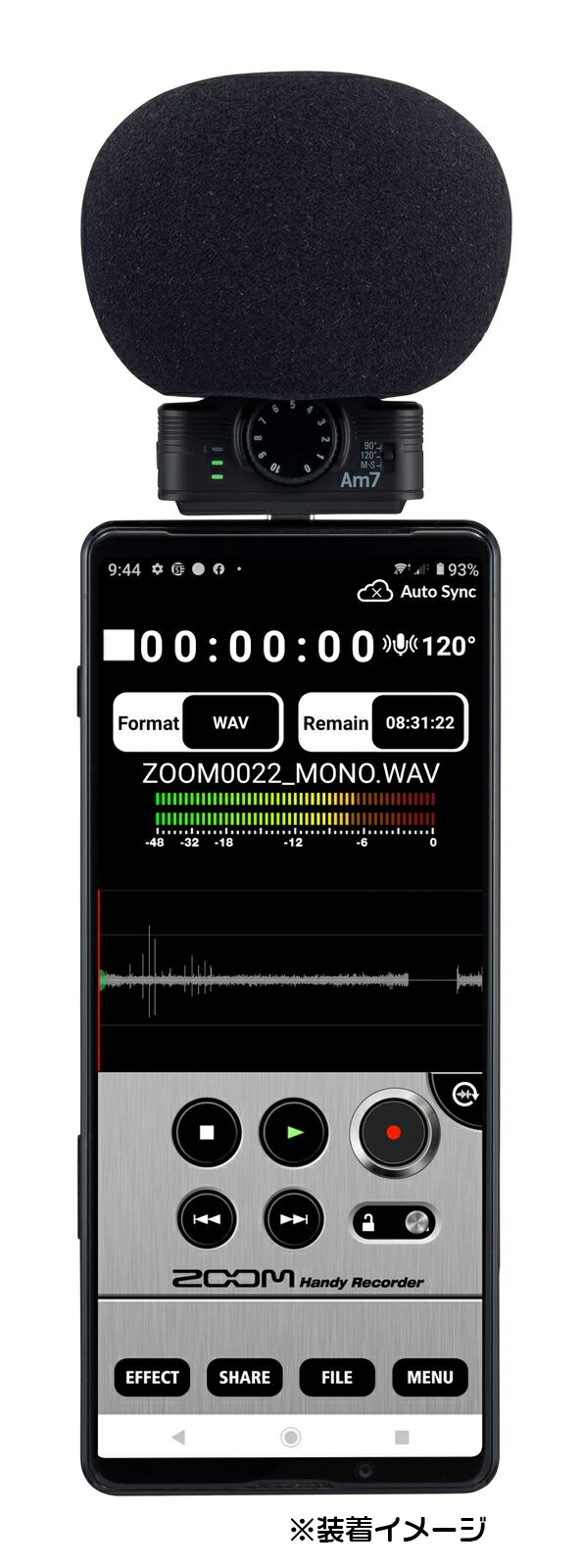 楽天市場】ZOOM Am7 Android用ステレオマイク : マークスミュージック