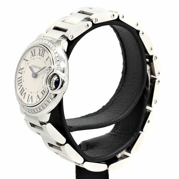 楽天市場】カルティエ Cartier バロンブルー W4BB0015 シルバー文字盤