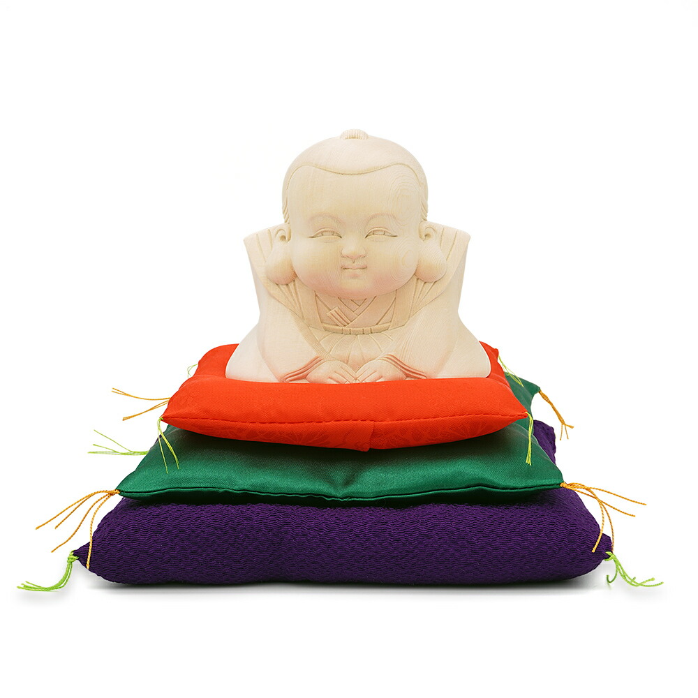 木彫 欅 福助像(大) 縁起物 招福 木彫 欅 福助像(小) 縁起物 招福 木彫