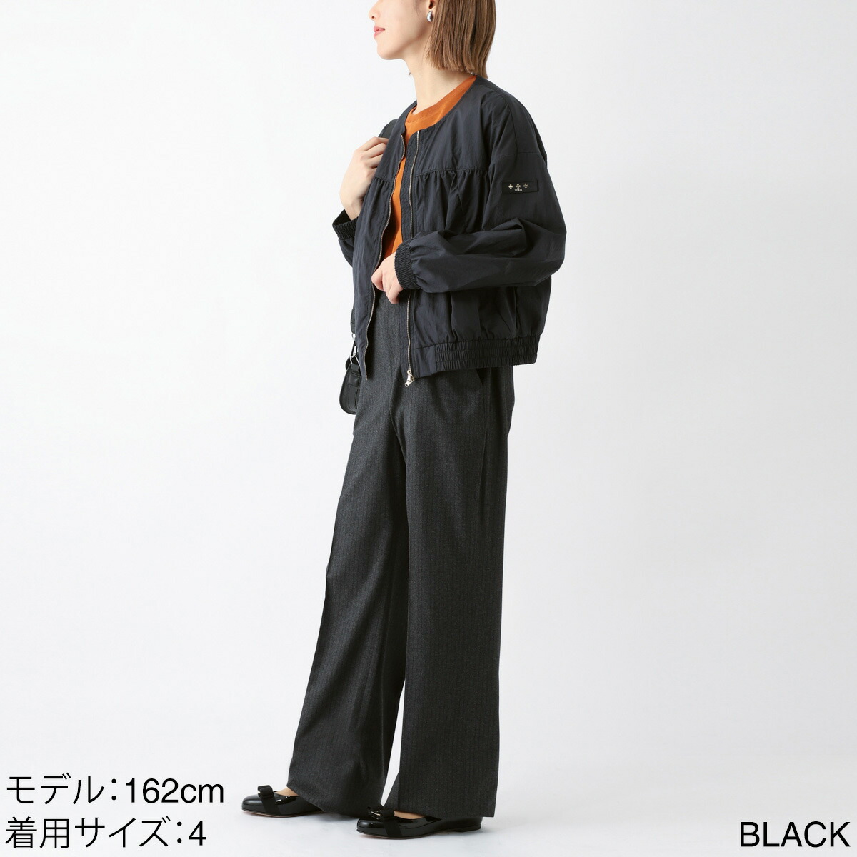 楽天市場】タトラス TATRAS ブルゾン ノーカラージャケット レディース