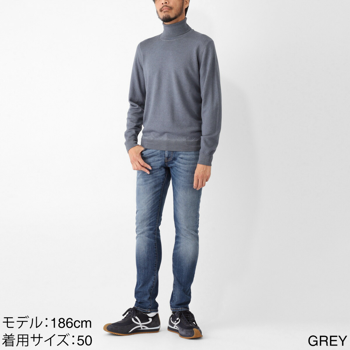 楽天市場】ドルモア DRUMOHR タートルネックニット メンズ 大きい