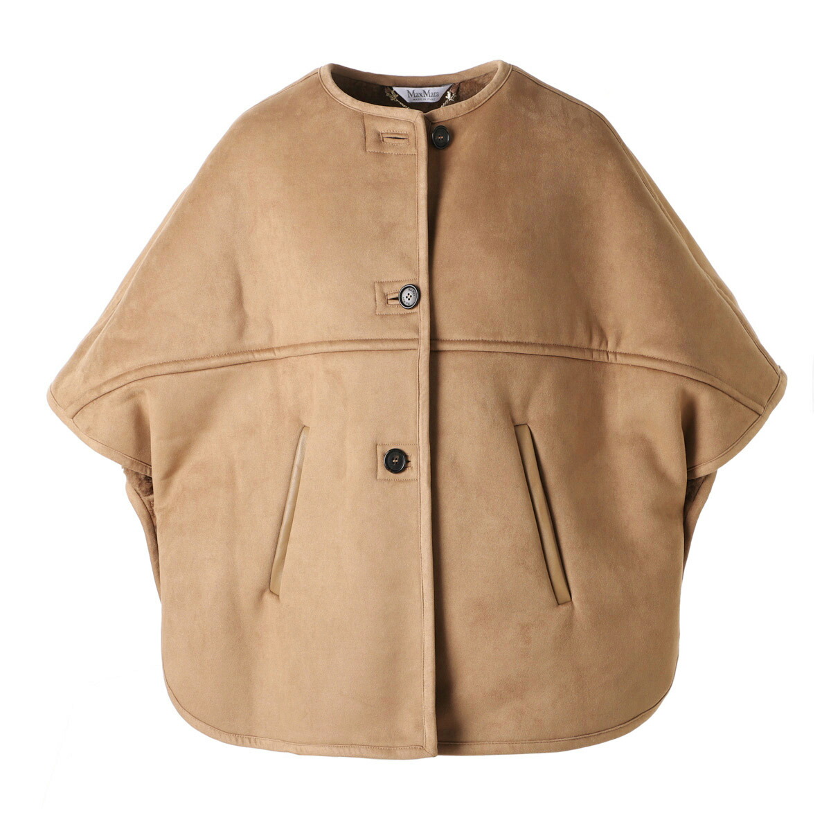 楽天市場】マックスマーラ Max Mara ケープ ポンチョ ブラウン