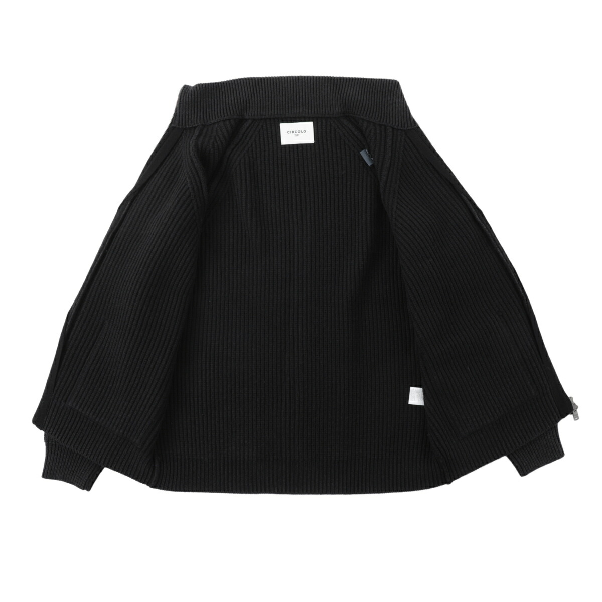 楽天市場】チルコロ CIRCOLO 1901 ジップアップ ニット ブルゾン