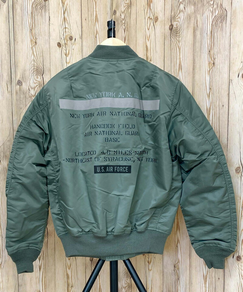 楽天市場】送料無料 AVIREX アヴィレックス MA1 -REFLECT STENCIL