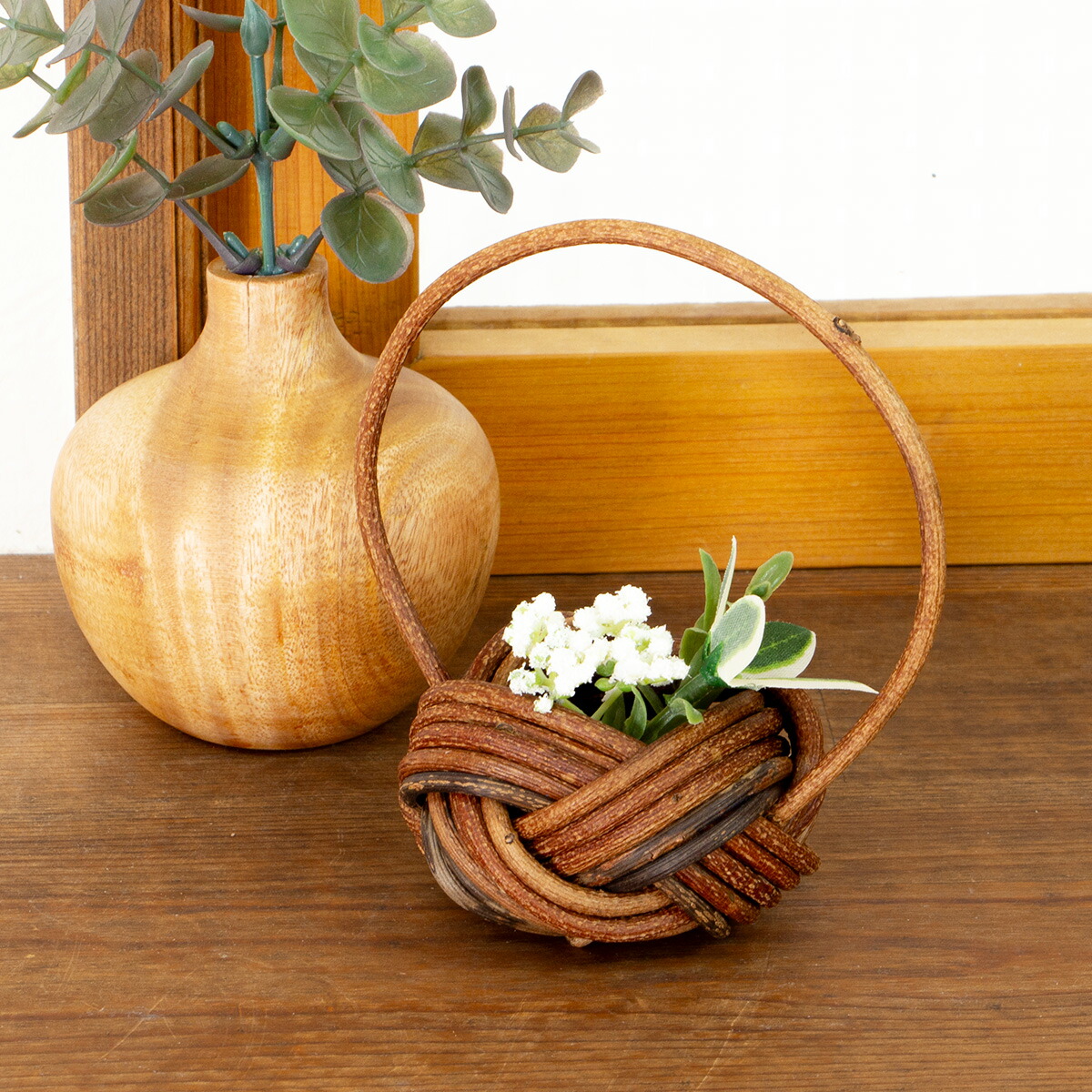 楽天市場】あけび 玉結び小物入れ / あけび かご 宮本工芸 国産 青森