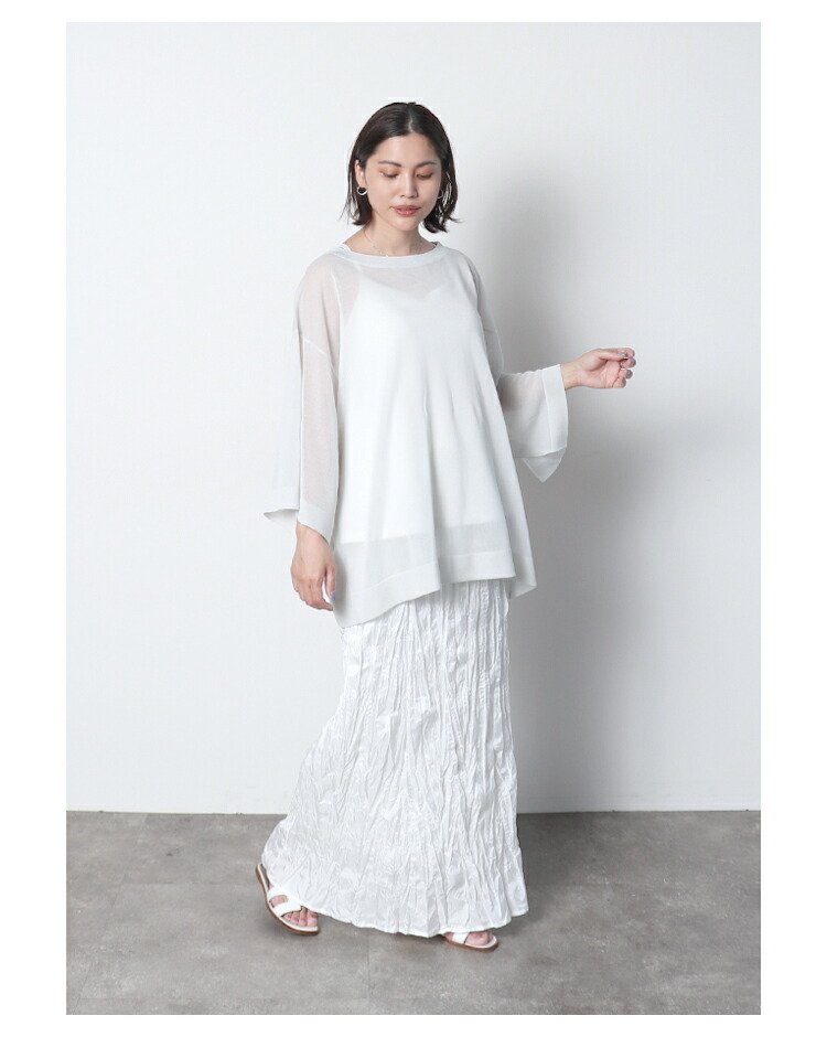 楽天市場】シアーニットトップス ※8月4日20時ダークブラウン再販いたし