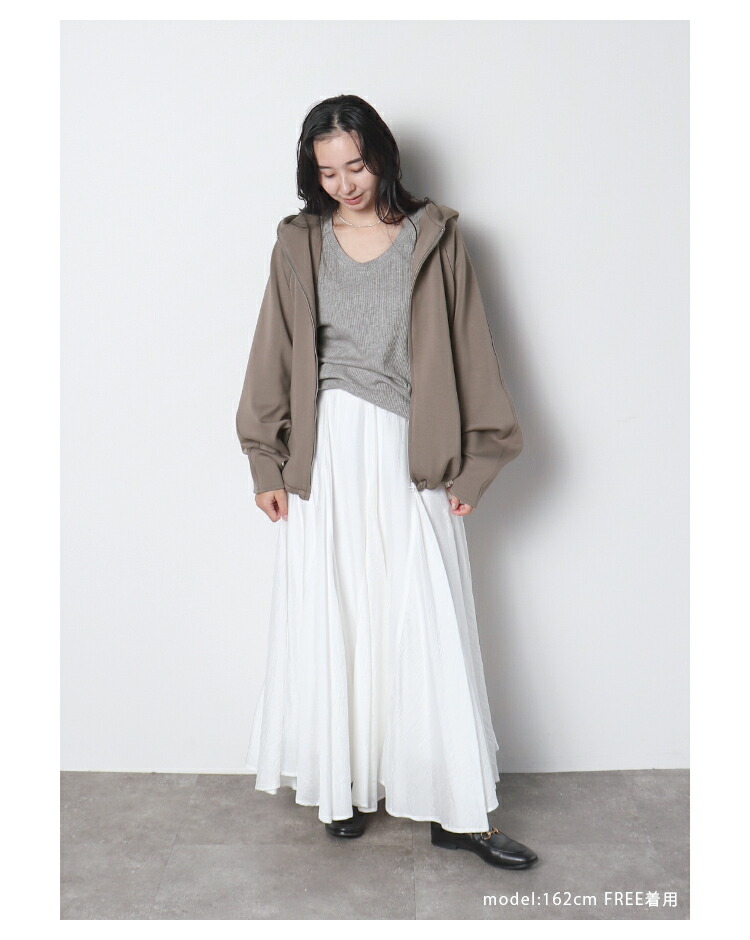 楽天市場】マキシフレアスカート ※3月10日20時ホワイト(FREE/SHORT)／3
