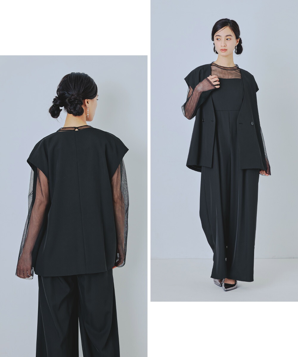 楽天市場】マニッシュベストセットアップ パーティードレス 結婚式