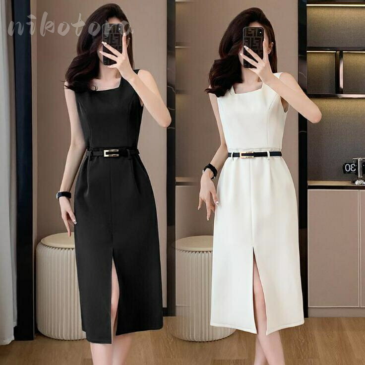 楽天市場】スクエアネック ワンピース レディース 20代~40代 キレイめ