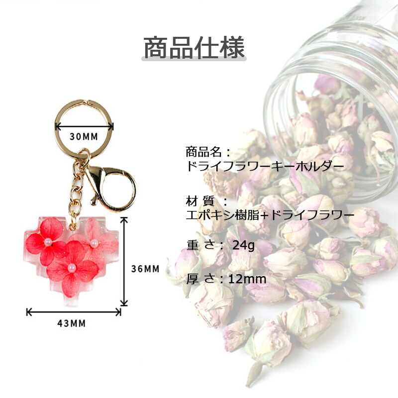 楽天市場】【特別価格☆在庫処分☆】ドライフラワー キーホルダー
