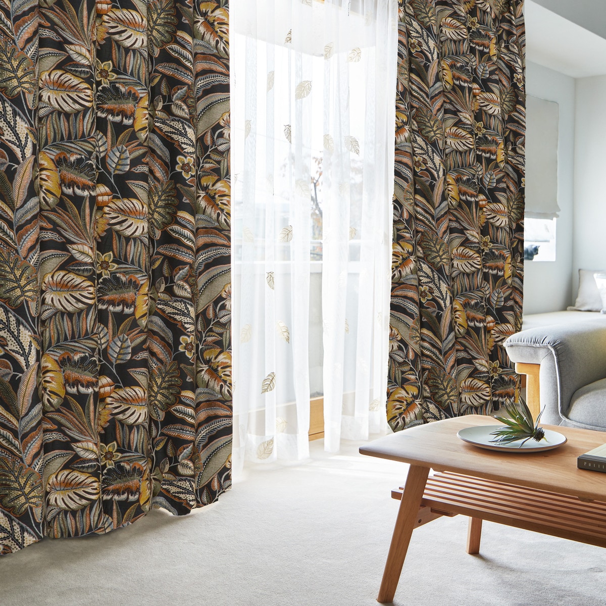 楽天市場】裏地付き遮光1級・遮熱カーテン(PK045 ネイビー) ニトリ