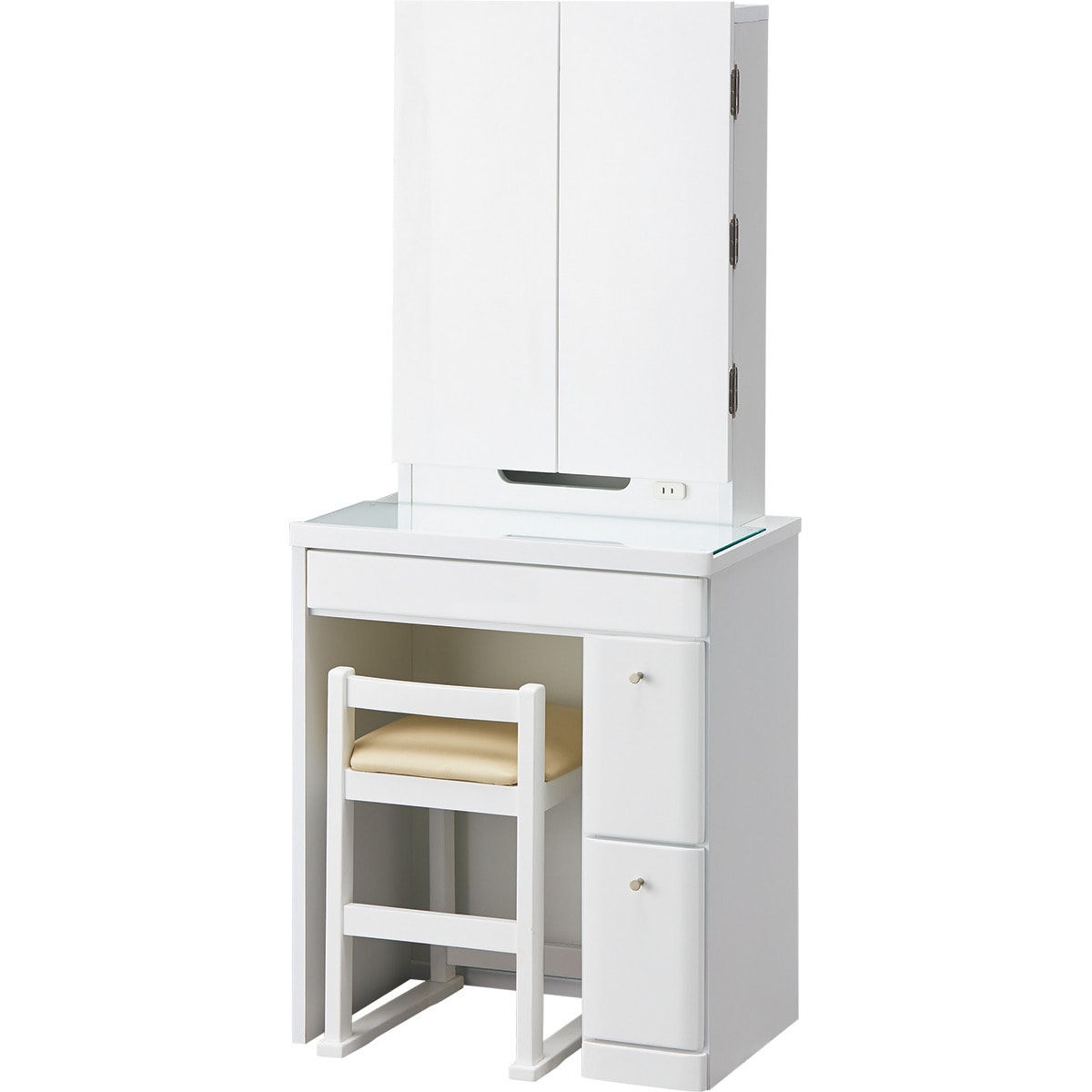 楽天市場】[幅61cm] 三面鏡ドレッサー ( DR2) ニトリ 【配送員設置商品