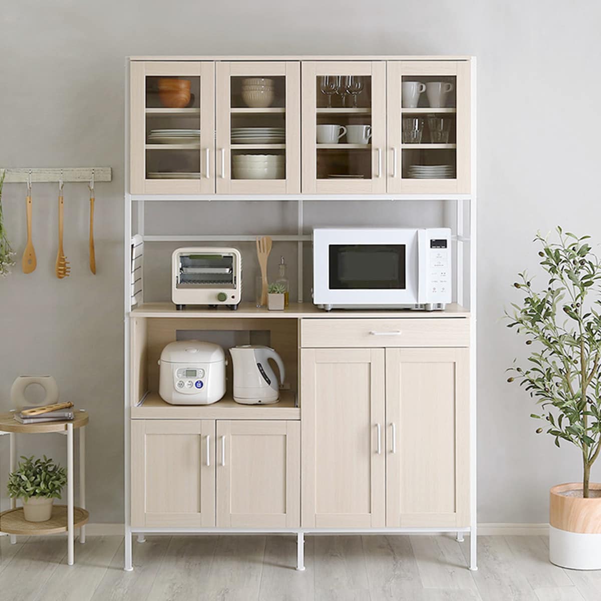 楽天市場】北欧風キッチンボード18120 （WH） ニトリ メーカー直送