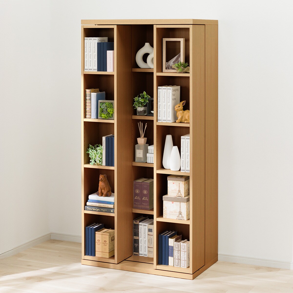 楽天市場】Wスライド本棚(L BS004) ニトリ 【配送員設置商品】 : ニトリ