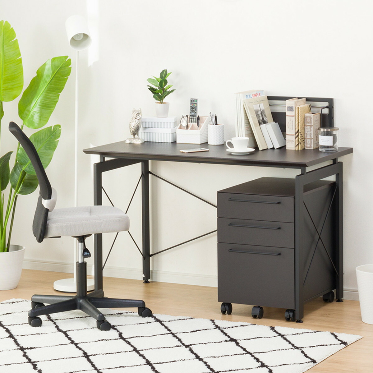 楽天市場】[幅120cm]デスクワゴンセット (サーヤ) ニトリ 【玄関先迄