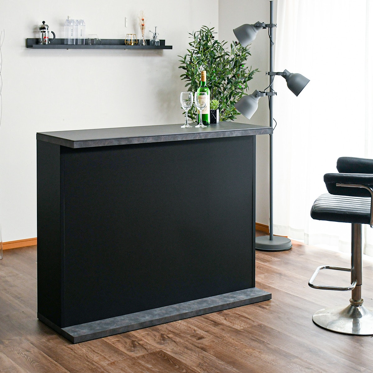 楽天市場】セラミック天板 バーカウンター (幅120cm) ニトリ 【配送員