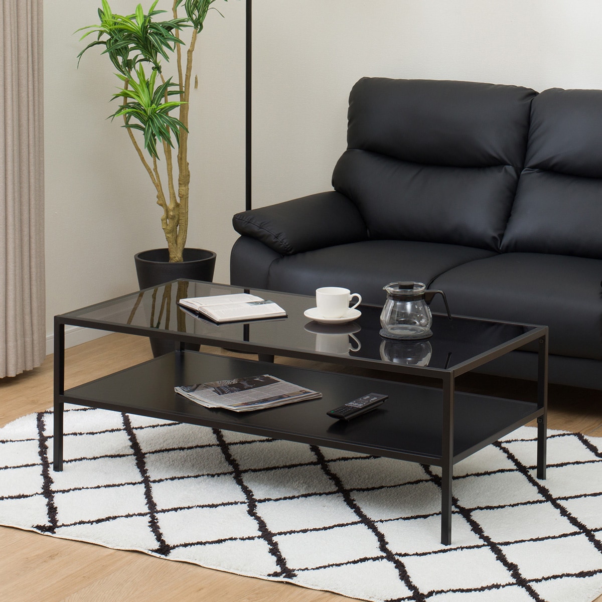 楽天市場】ローテーブル ガラス（ブランドニトリ）（センターテーブル