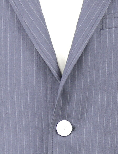 楽天市場】S9.メンズシングルジャケット/チョークストライプ（グレー