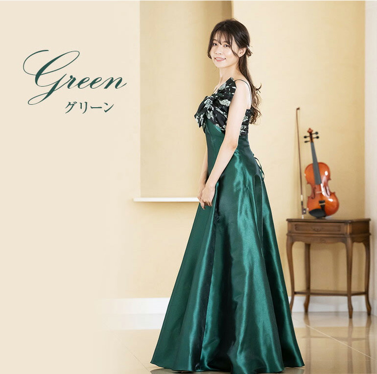 楽天市場】ロングドレス 演奏会 演奏会用ドレス 着物 花柄 シャンタン