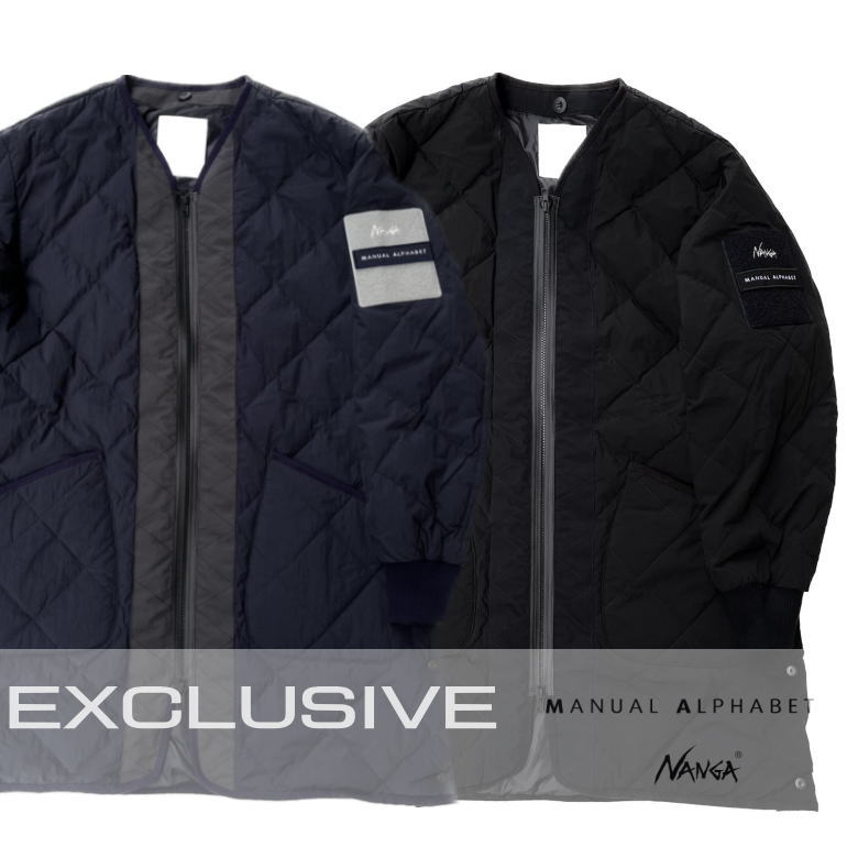 楽天市場】ナンガ NANGA x マニュアルアルファベット MANUAL ALPHABET