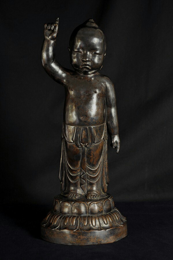 楽天市場】釈迦誕生仏 銅造彫金仕上げ : 仏像仏画チベット美術卸の天竺堂