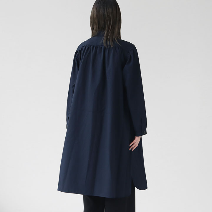 楽天市場】ORCIVAL(オーシバル) コットンツイル ギャザーロングシャツ