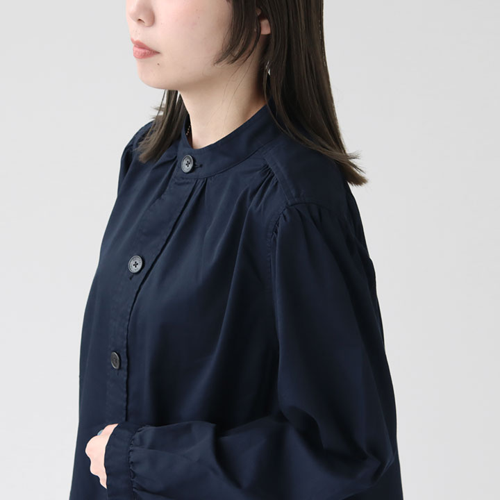 楽天市場】ORCIVAL(オーシバル) コットンツイル ギャザーロングシャツ