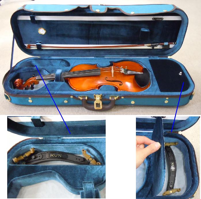 楽天市場】バイオリンケース ターコイズブルー色 4/4サイズ : おかげ様