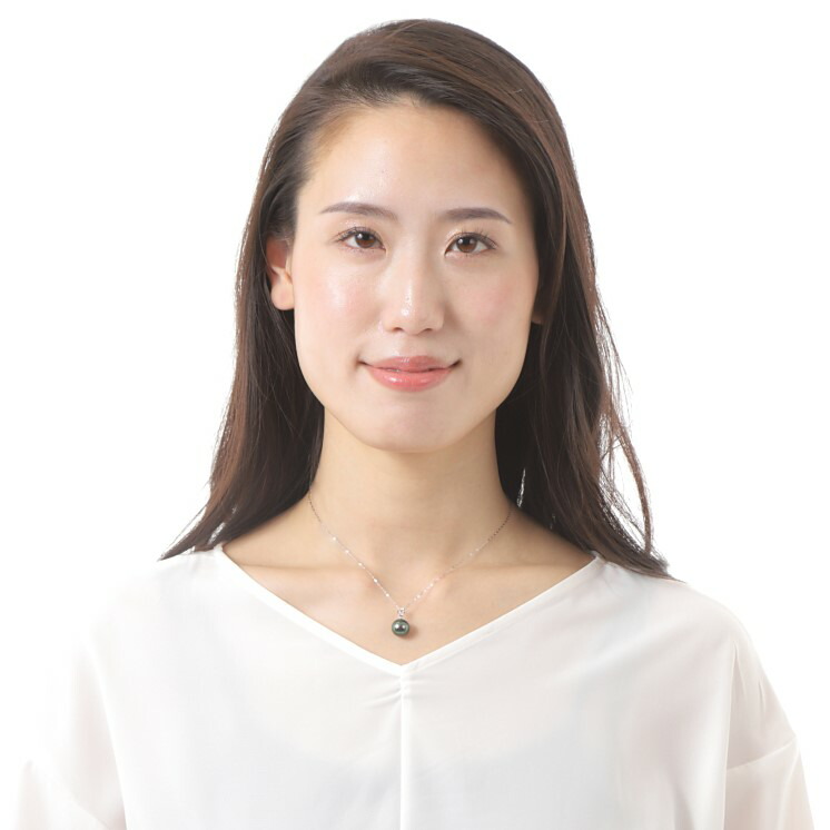 楽天市場】ネックレス 南洋真珠 黒蝶真珠 ブラックパール 10mm 黒真珠