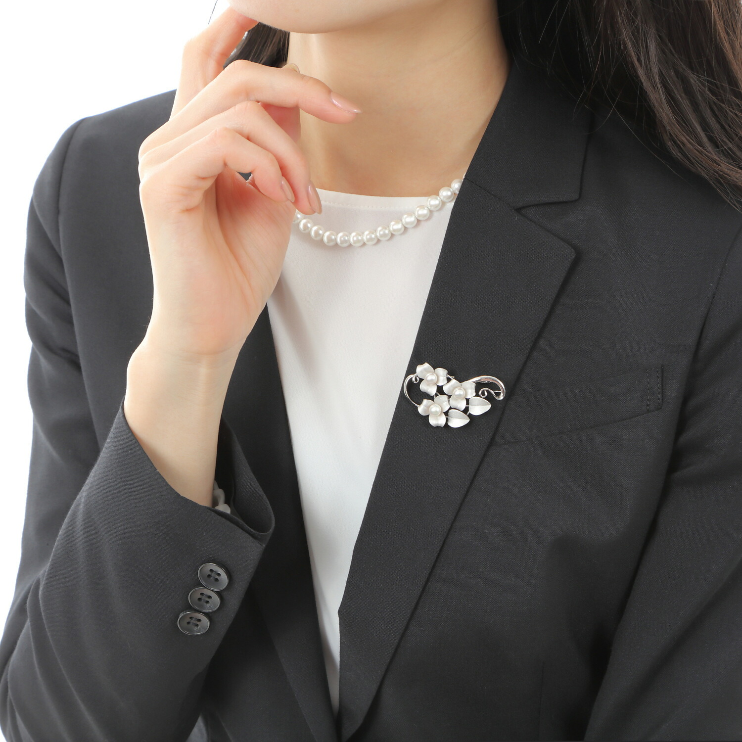 楽天市場】パール ネックレス ブローチ セット あこや アコヤ 真珠