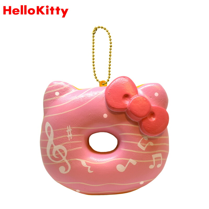 楽天市場】ハローキティ ビッグドーナツ スクイーズ メロディーベリー