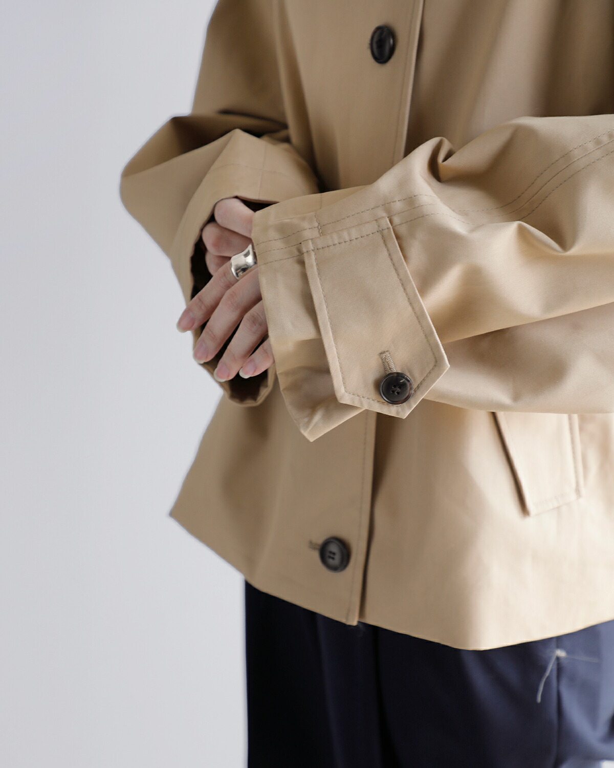 楽天市場】CREDONA クレドナ 60/2 コットン ギャバジン ショート