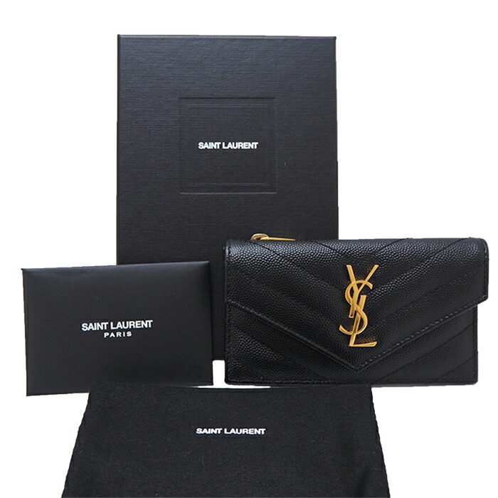楽天市場】SAINT LAURENT サンローラン フラップ カードケース