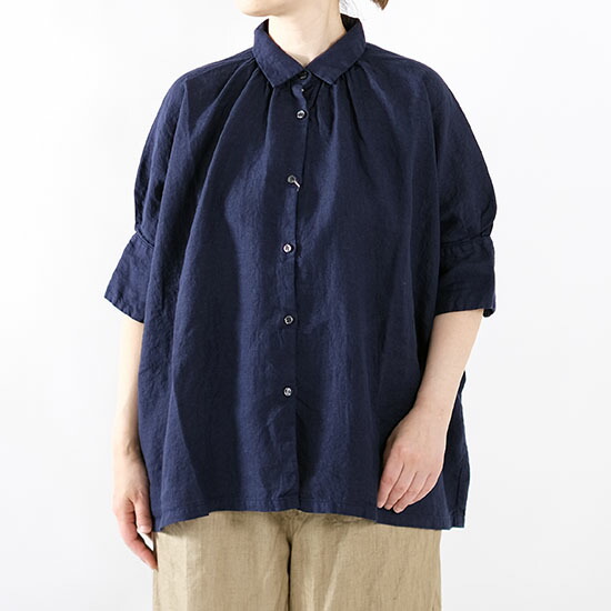 楽天市場】オネット Honnete アイリッシュリネン ハーフスリーブ