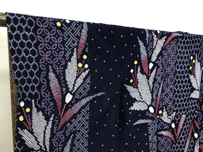 楽天市場】総絞りゆかた 仕立て上がり N o.1 伝統工芸品、有松鳴海絞