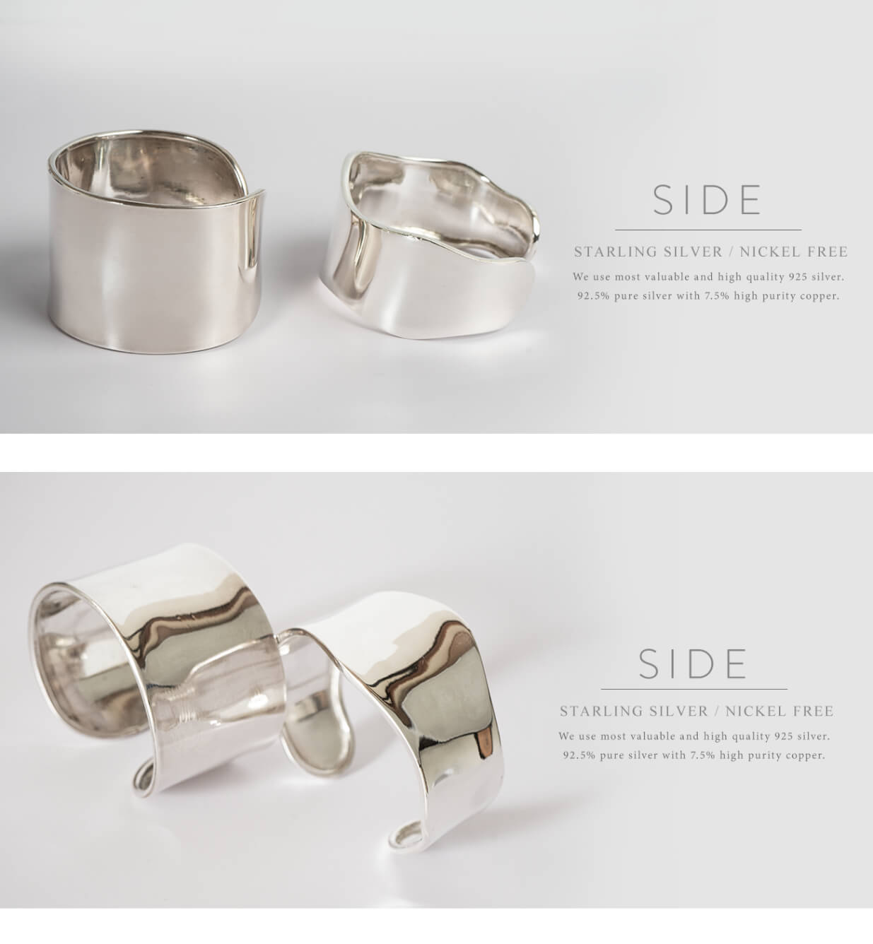 楽天市場】シルバー925 バングル 太め【Karpos カルポス】/ シルバー