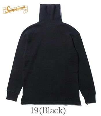 楽天市場】Soundman サウンドマン 長袖|タートルネック|ワッフル