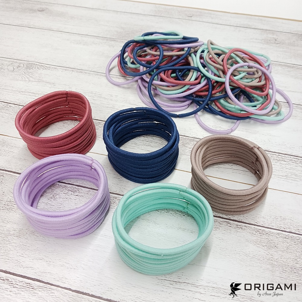 楽天市場】ヘアゴム リングゴム 細 3000本 くすみカラー 5色ミックス