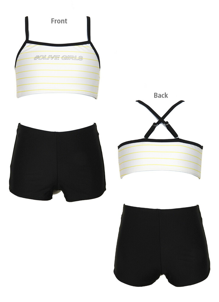 楽天市場】OLIVE des OLIVE セパレート 水着 4点セット 女の子 キッズ