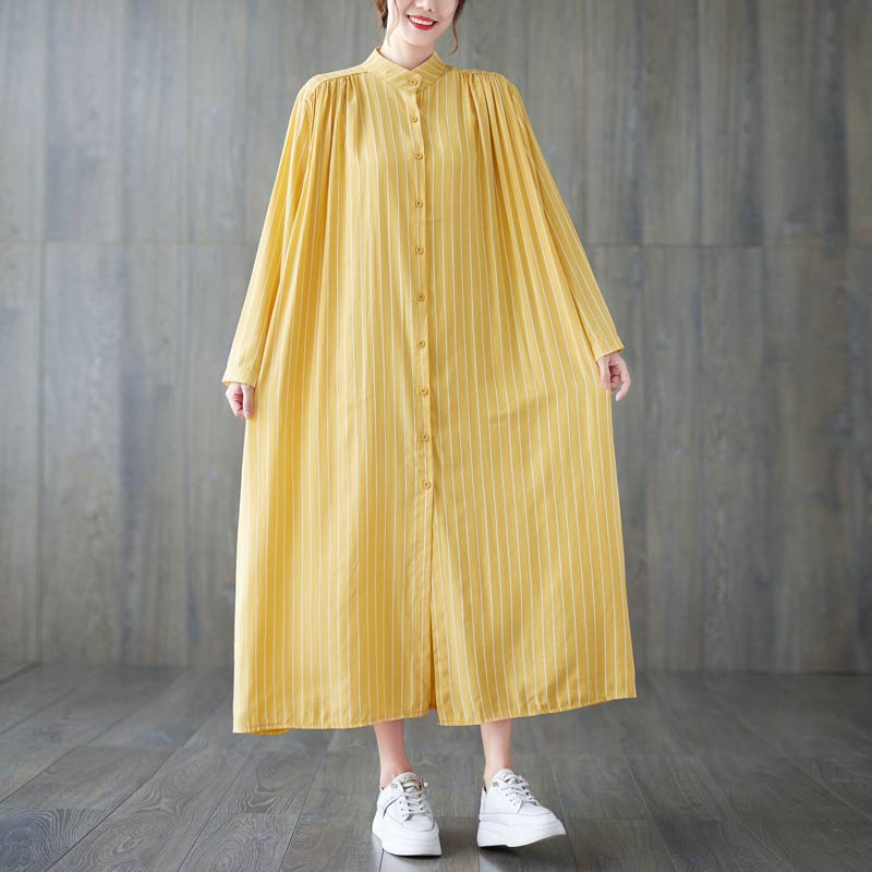 楽天市場】シャツワンピース レディース 綿 ロングワンピース