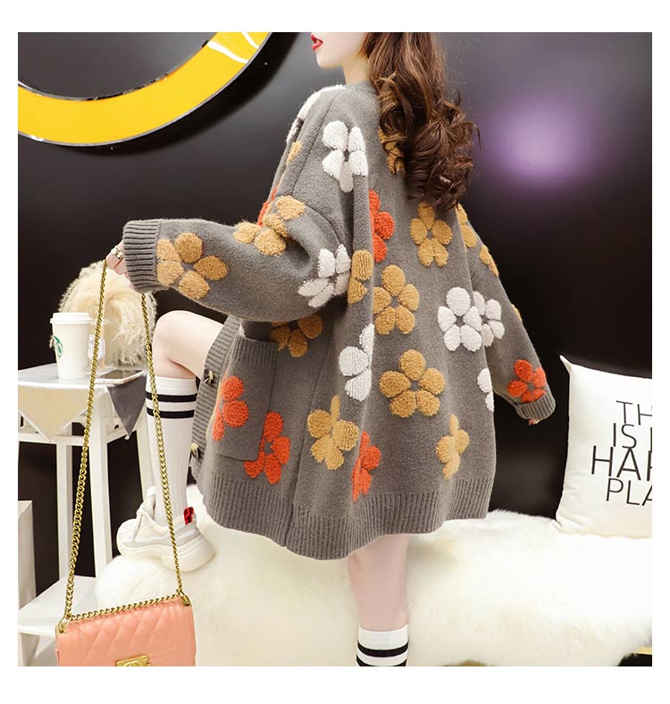 楽天市場】ニット カーディガン レディース 秋冬 ニットカーディガン