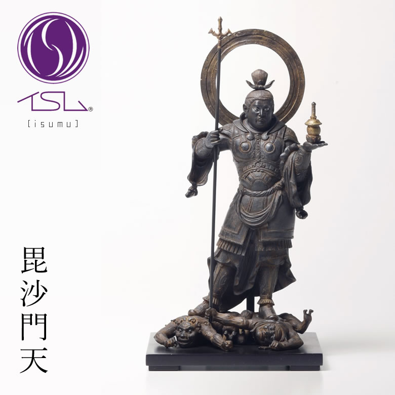 楽天市場】インテリア 雑貨 置物 イSム（イスム） 毘沙門天像 【購入