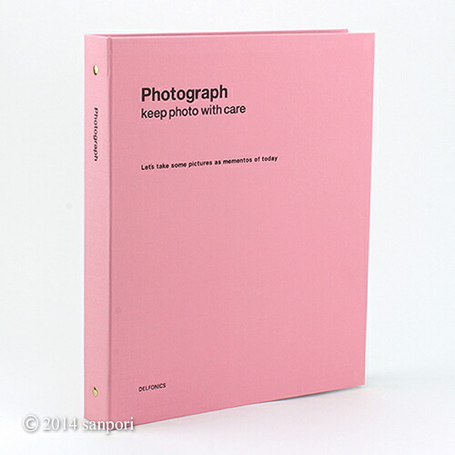 楽天市場】PD フォトアルバム リング A4サイズ ライトピンク PD03-PI