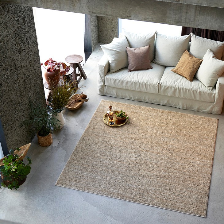 楽天市場】洗える ラグ エクリュ 130×190cm 22AW◇ ラグ 洗える 床暖房